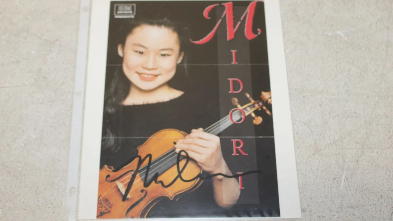 Midori Autographed Photograph