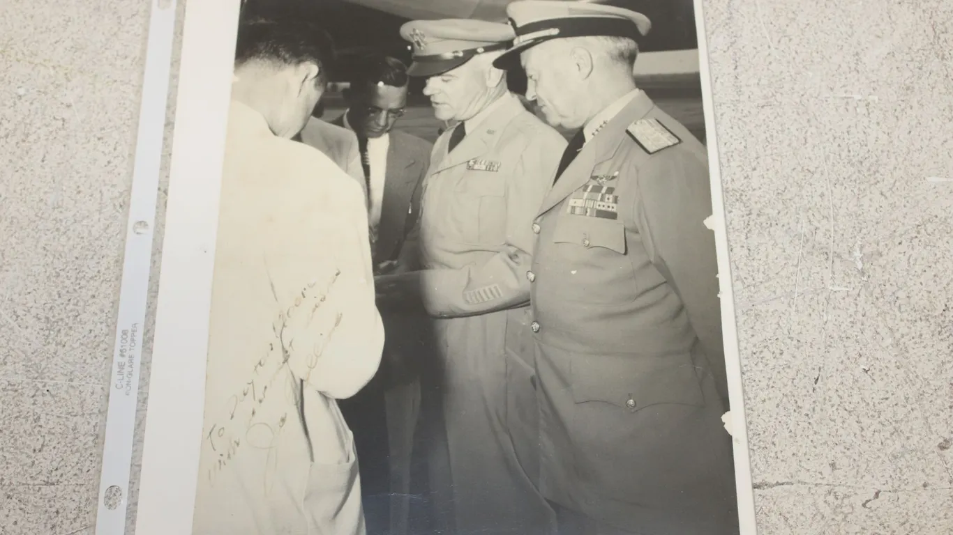 Joe Collins Military Autographed Photograph