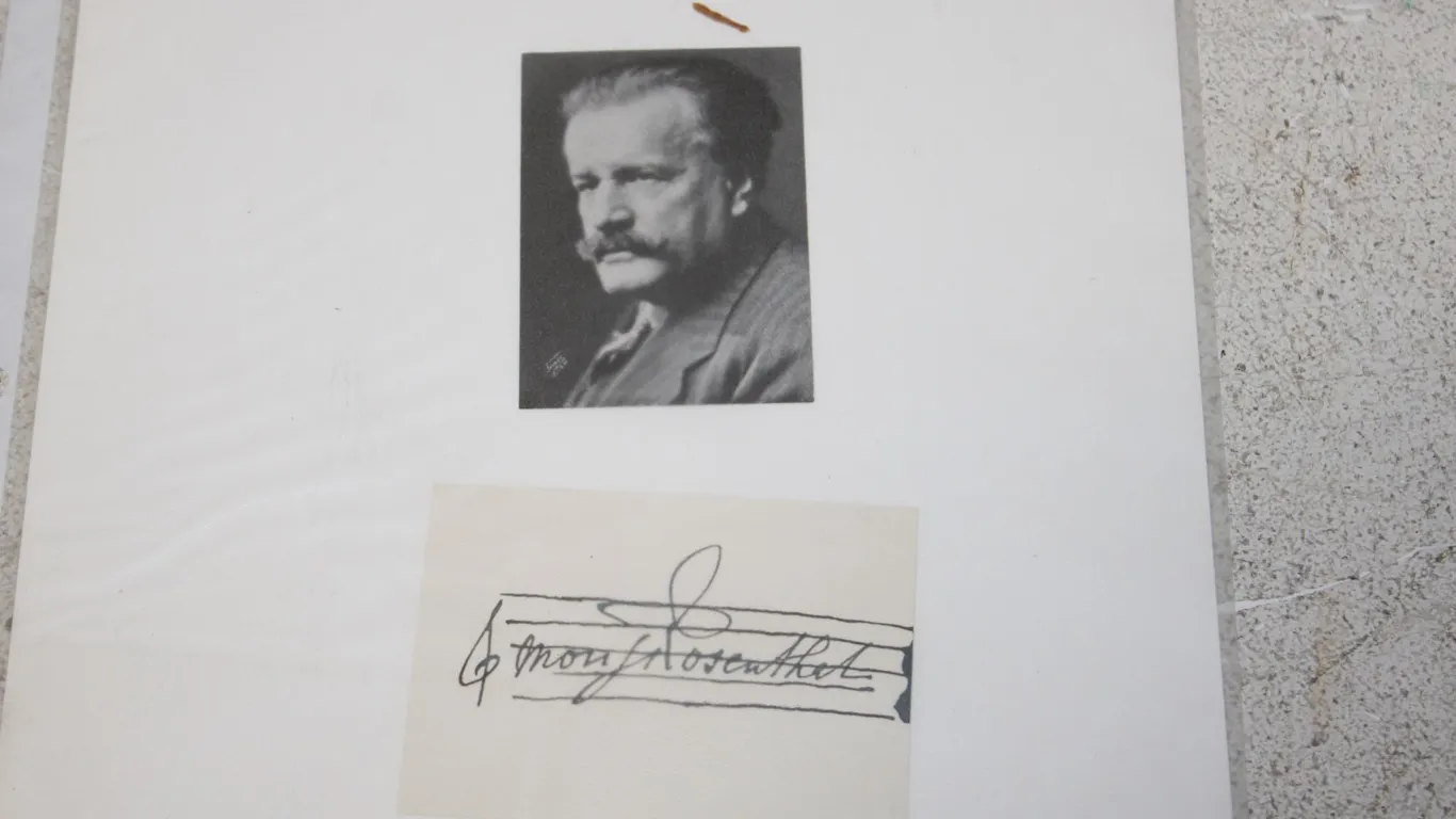 Moriz Rosenthal Autograph