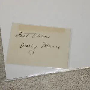 Wally Moses Autograph