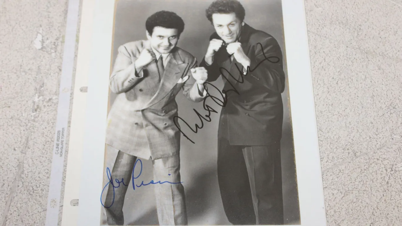 Joe Pesce & Robert DeNiro Autographed Photograph