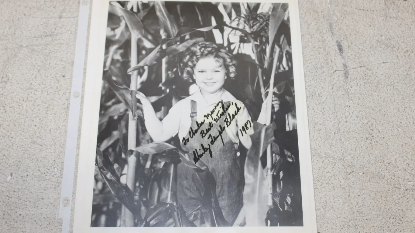 Shirley Temple Autographed Photograph