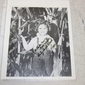 Shirley Temple Autographed Photograph