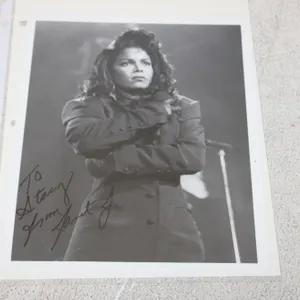 Janet Jackson Autographed Photo
