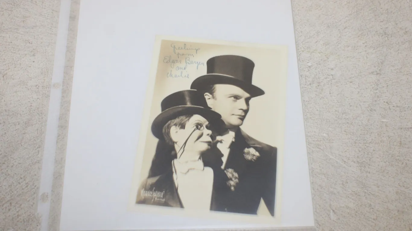 Edgar Bergen Autographed Photograph