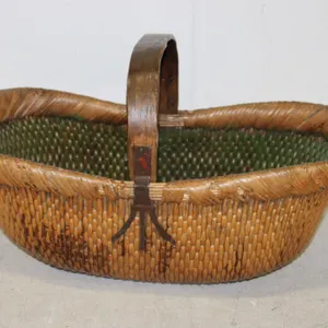 Rustic Woven Gathering Basket