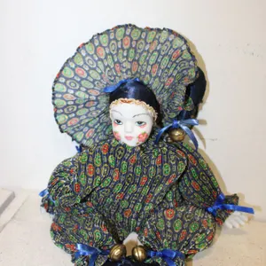 Porcelain Jester Doll