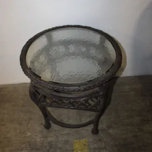 Wicker Side Table