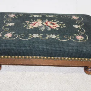 Needlepoint Footstool