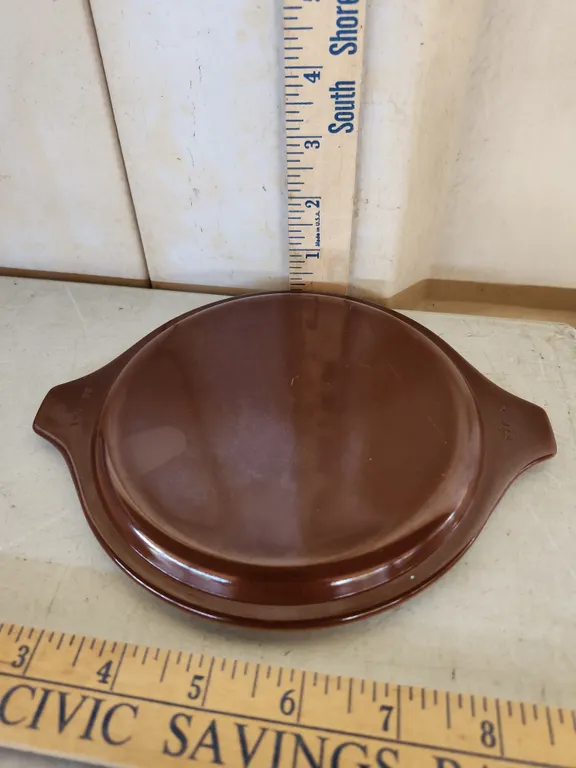 Vintage Pyrex Casserole Dish Lid (Lid Only) 20-C37 Old Orchard 8"X6.25"
