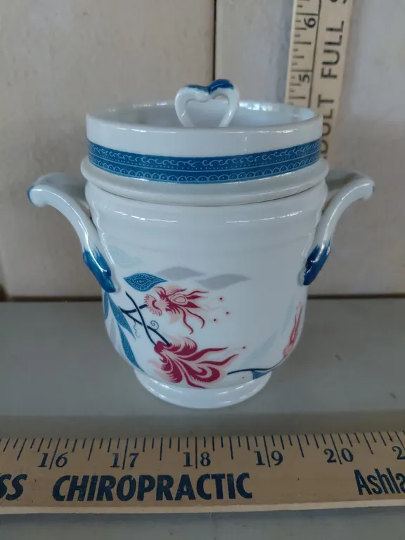 Vintage Elizabeth Arden Royal Pavilion At Brighton Double Handle Lidded Canister