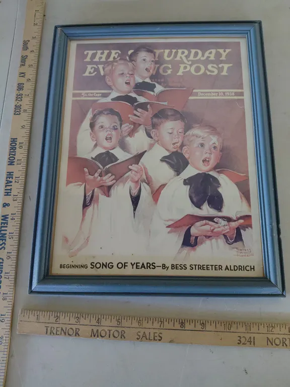 The Saturday Post Wall Picture 12''X15.5''