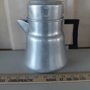 Wear-Ever Aluminum Percolator Pot 6''X8''X9''