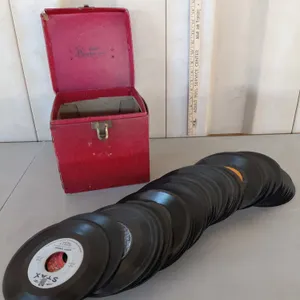 Amfile Platter-Pak Record Box W/70 Records