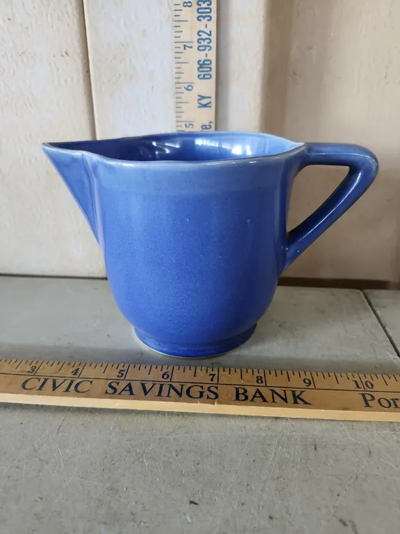 Vintage U.S.A. Pottery Pitcher/Creamer Believe To Be Cameron Clay Products