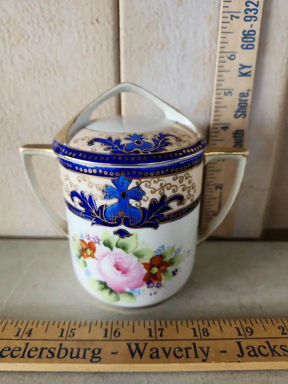 Vintage Noritake Hand Painted Japan Condensed Milk Cover