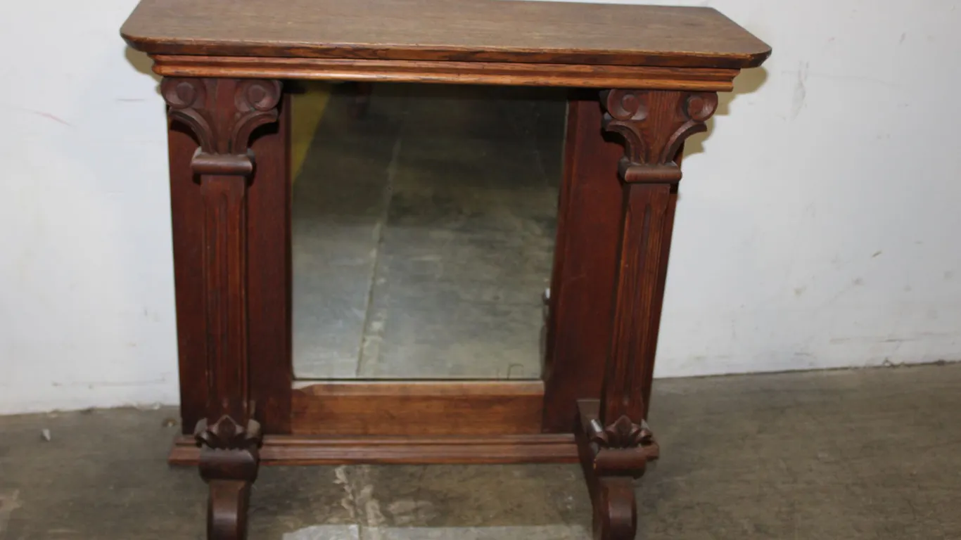 Antique Victorian Mantel Mirror