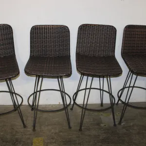 Wicker Patio Bar Stools
