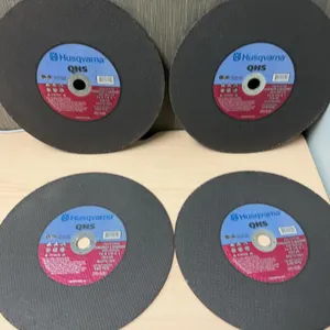 4 Husqvarna QHS-CM 14x1/8x1 Cutting Blades for Concrete and Masonry, Max 5400 RPM, Red Label