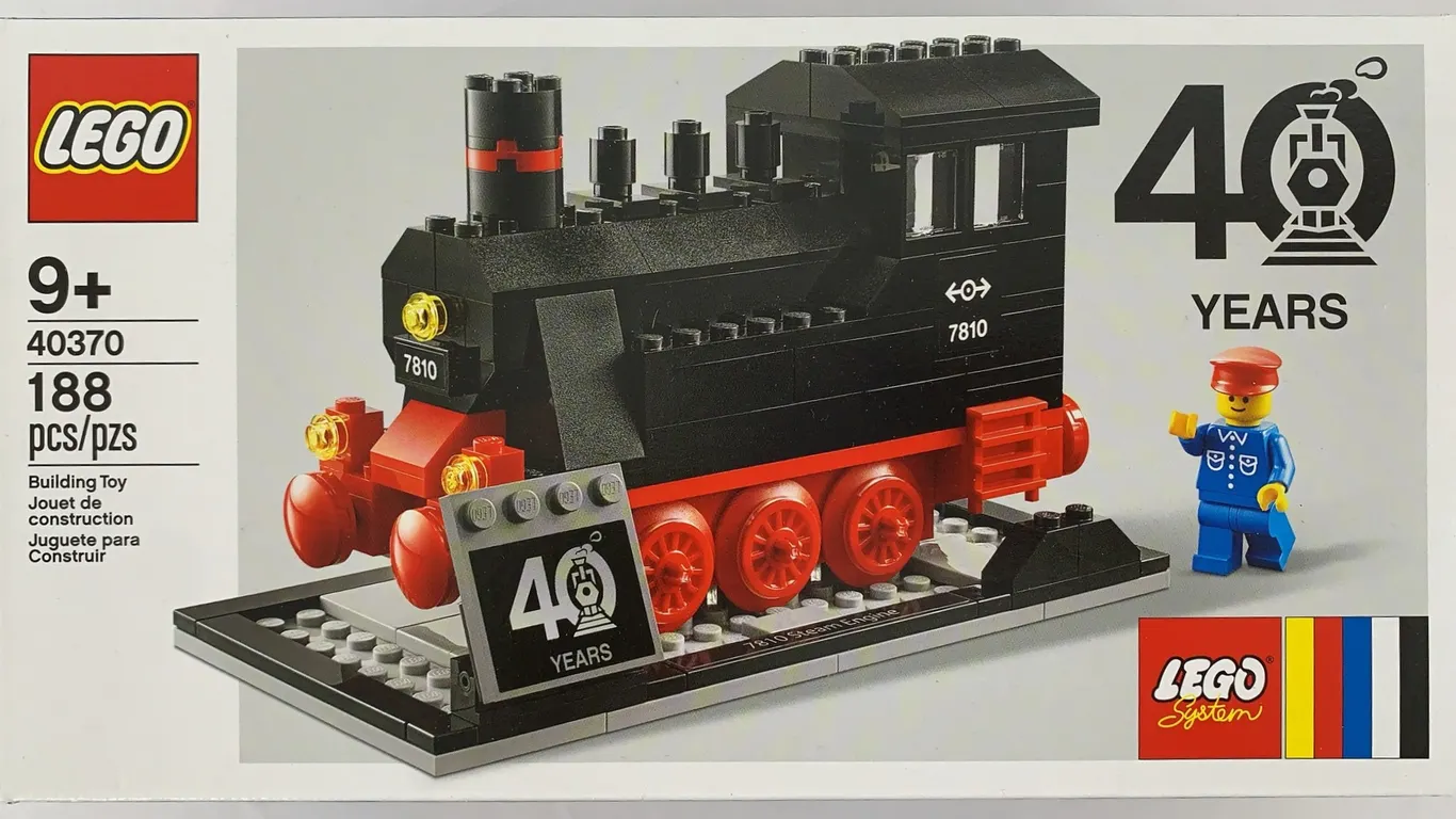 LEGO System 7810 Push-Along Steam Engine 40370 (2020)