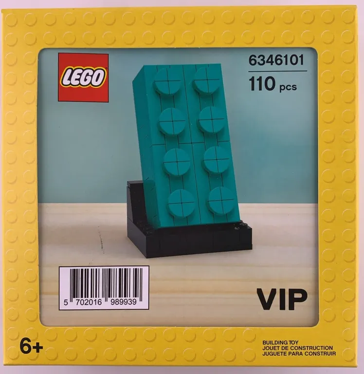 LEGO Teal Brick VIP Limited Edition 6346101 (2020)