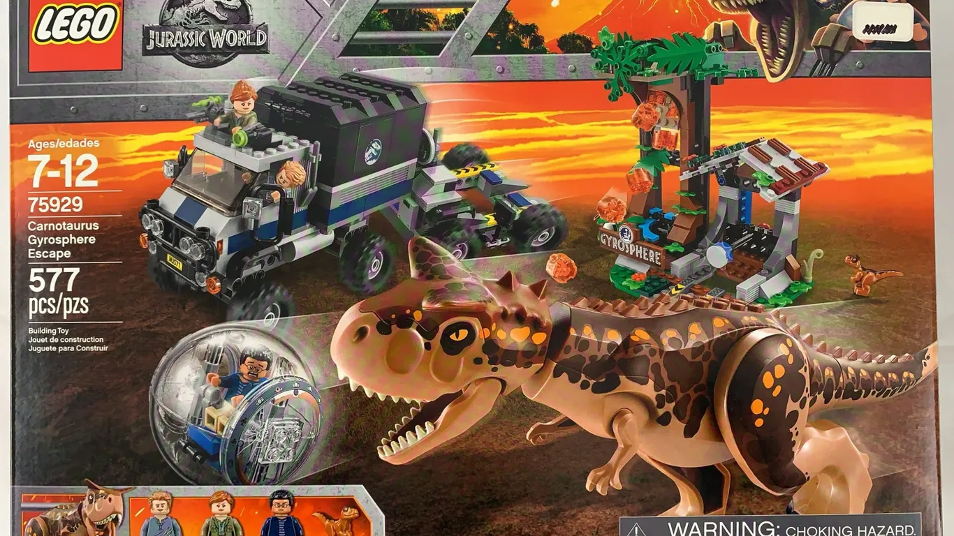 LEGO Jurassic World Carnotaurus Gyrosphere Escape 75929 (2018)