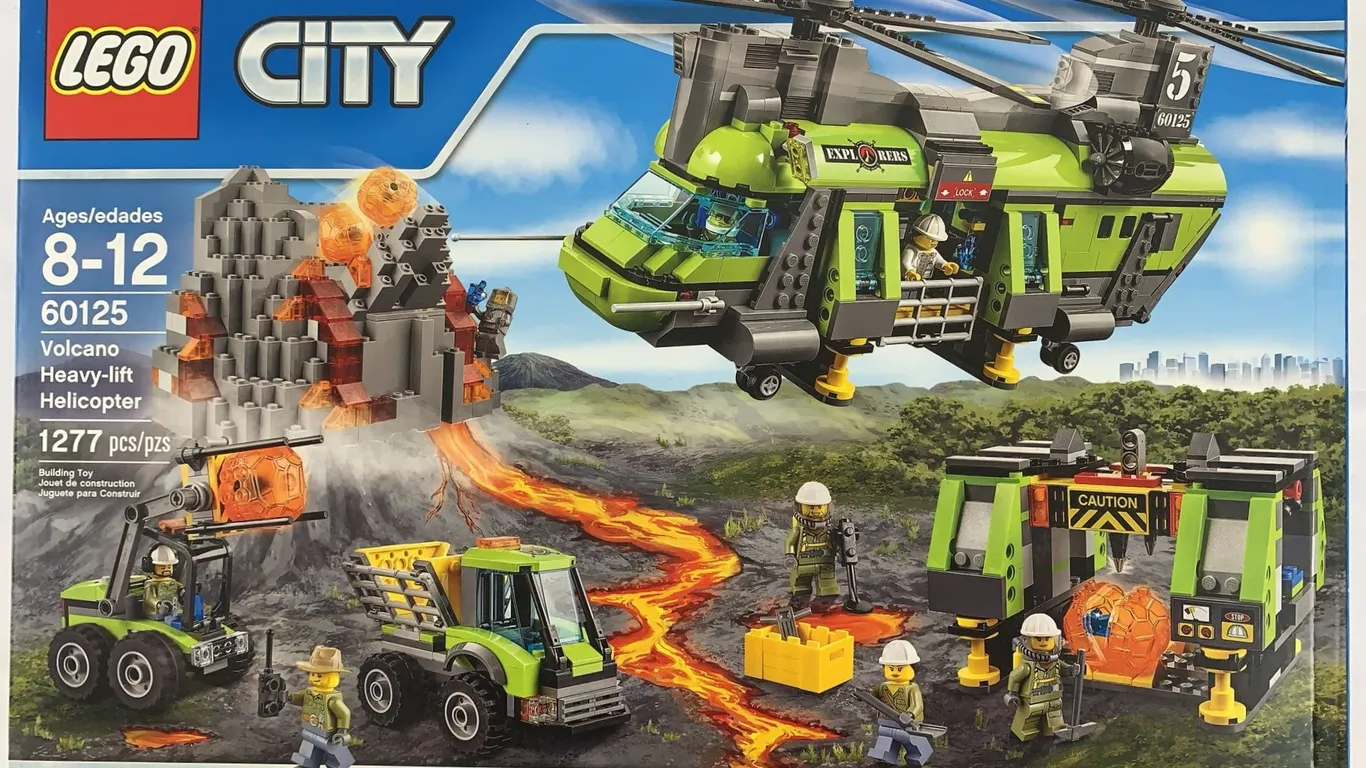 LEGO City Volcano Heavy-lift Helicopter 60125 (2016)
