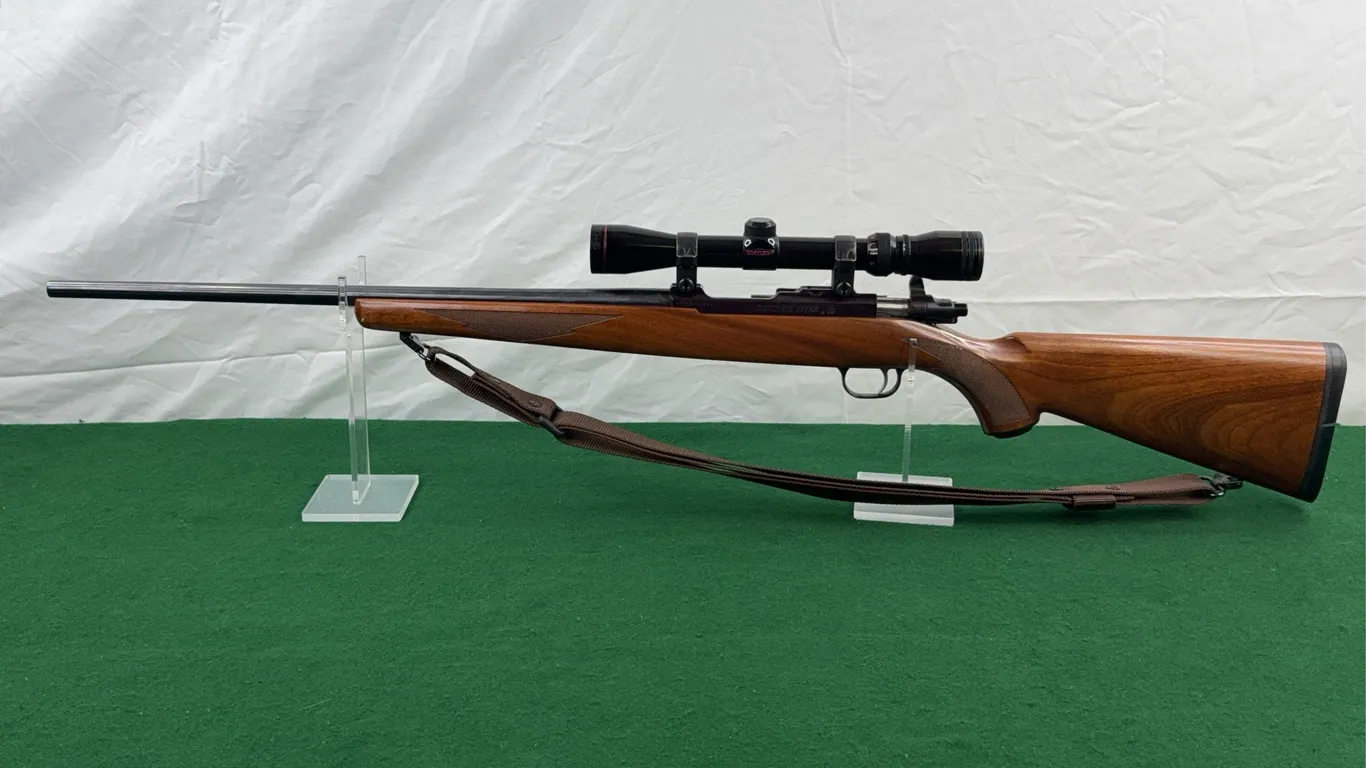 Ruger 77/22 .22 Hornet Bolt Action Rifle, Serial #720-17244, 20” Barrel, Simmons 3-9x32 Scope, Extra Clip