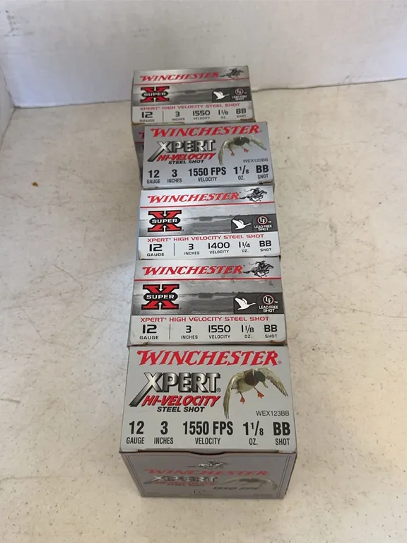 Winchester Super X Xpert 12 Gauge High Velocity Steel Shot Shell Boxes