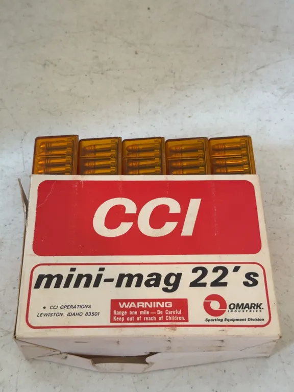 CCI Mini-Mag 22 Long Rifle Cartridges Brick 500 Rounds