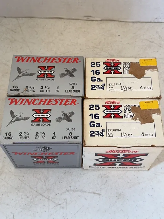 Winchester and Western Super X 16 Gauge Shotgun Ammunition