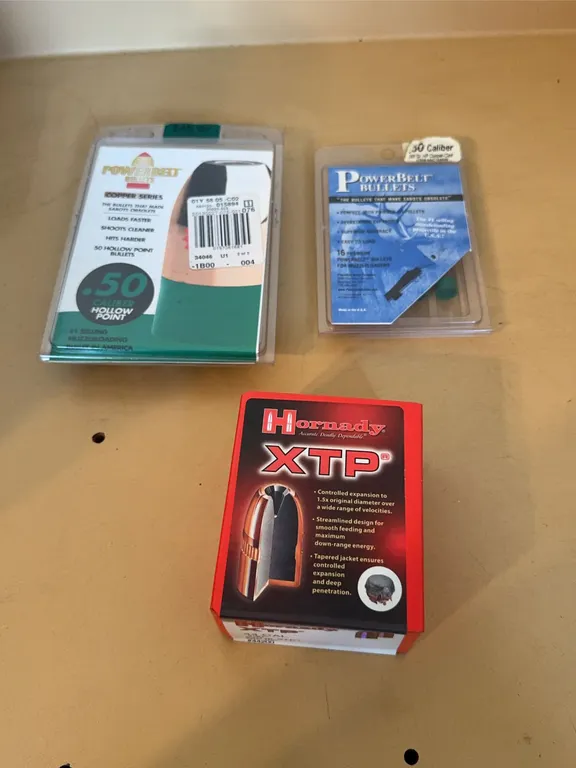 Hornady XTP 44 Caliber and PowerBelt 50 Caliber Bullets