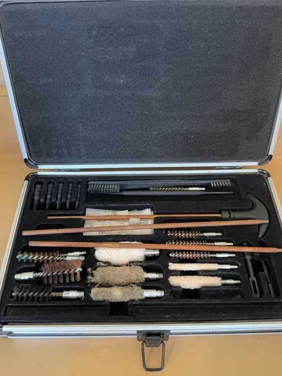 Universal Firearm Cleaning Kit in Hard Carrying Storage Case