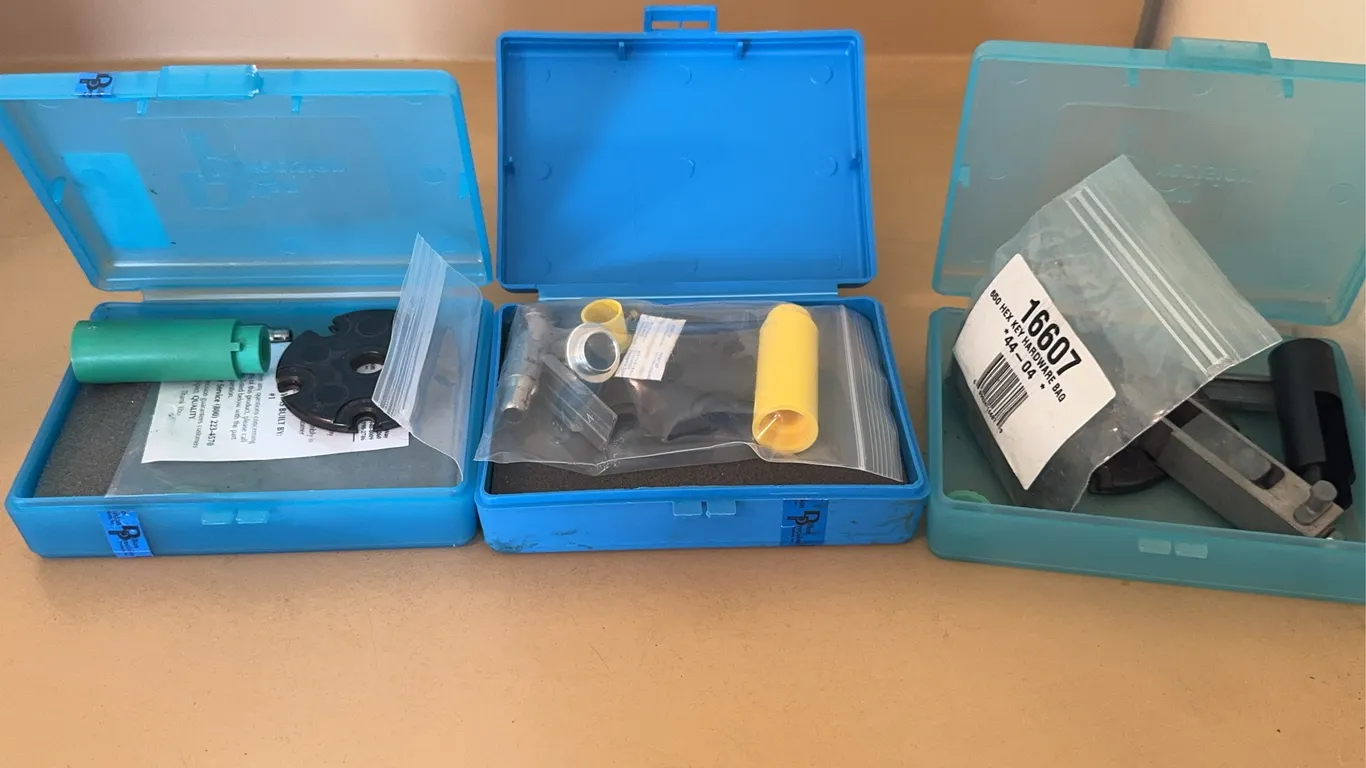 Dillon Precision Reloading Press Parts Accessories Shell Plates Powder Bar Lot