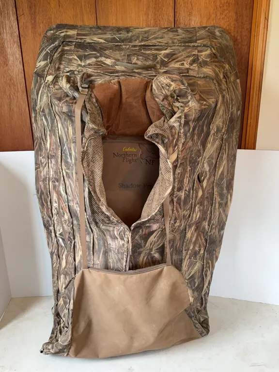 Cabela's Northern Flight Shadow Free Camouflage Hunting Ground Layout Blind