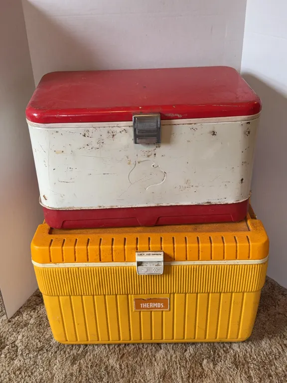 Vintage Thermos Brand Coolers and Kitchen Food Storage Supplies