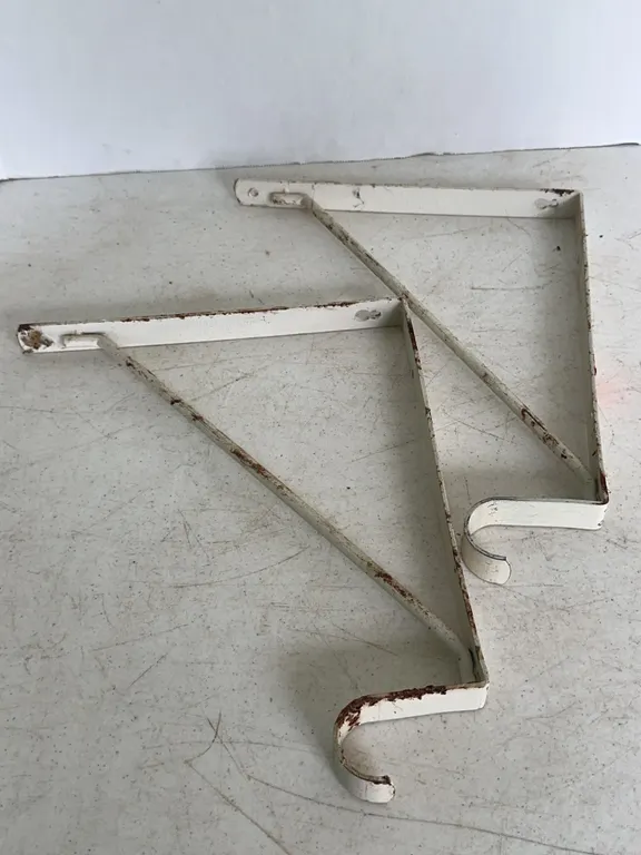 Pair of Vogl Metal Shelf Support Brackets No 1195