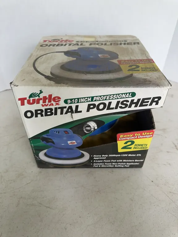 Turtle Wax 9.5 Inch Random Orbital Buffer Polisher Automotive Detailing Tool
