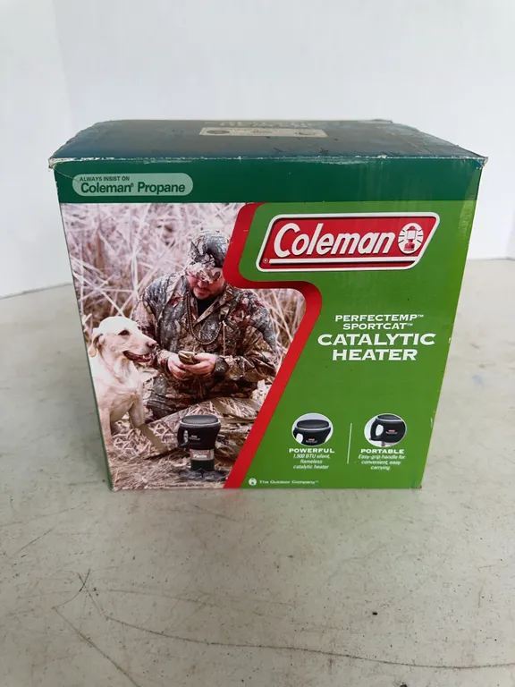 Coleman SportCat PerfecTemp Portable Propane Catalytic Heater Model 2000001350