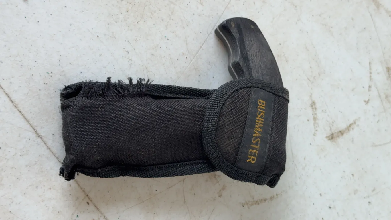 Bushmaster T Handle Saw Tool Sheath and Folding Pocket Knife