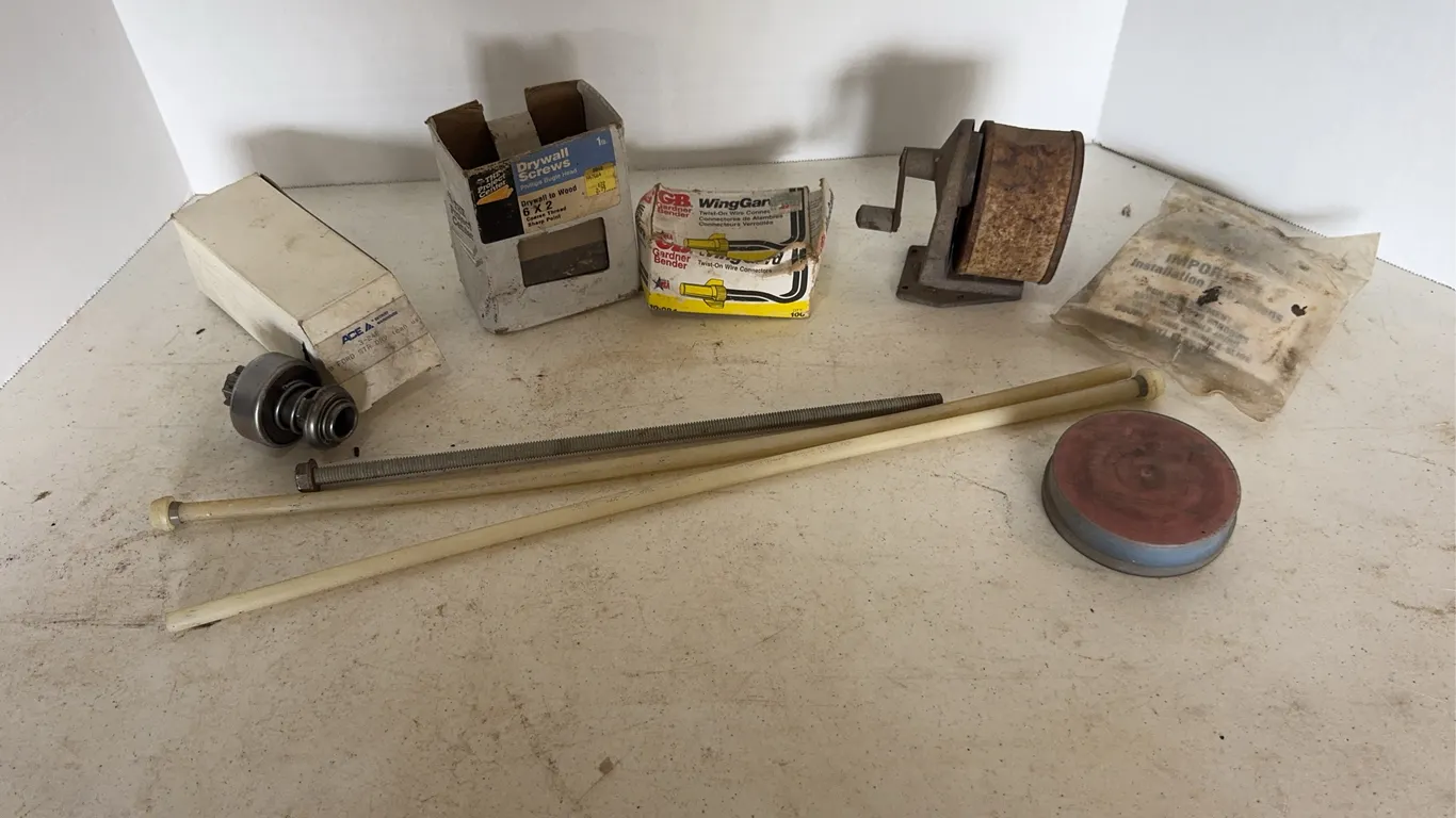 Assorted Hardware Lot Ford Starter Drive Screws Electrical Connectors