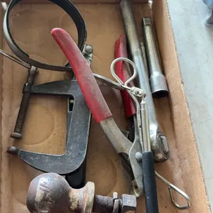 Assorted Hand Tools Cincinnati Tool Co Clamp Trailer Hitch Ball And Accessories