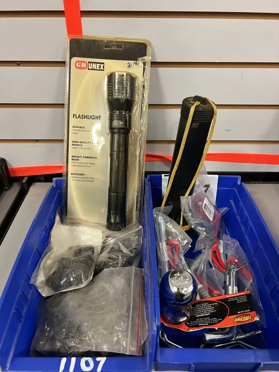 NEW/UNUSED 1 7/8" TRAILER BALL, SLIDE IN HITCH PINS, PINTLE MOUNTING BOLTS