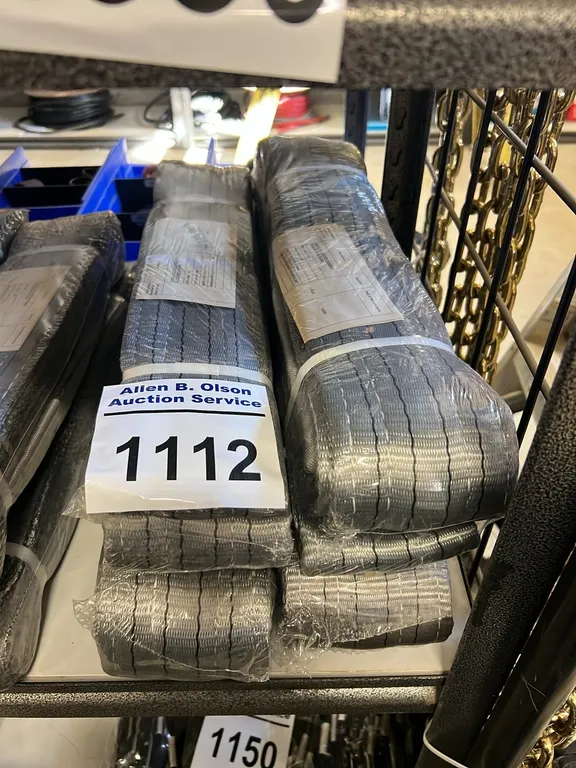 4 - NEW/UNUSED 4"X6 METER FLAT WEBBED SLING - SOLD PER SLING