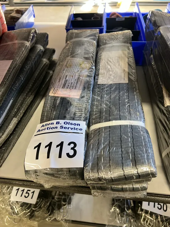 4 - NEW/UNUSED 4"X4ML FLAT WEB SLINGS - SOLD PER SLING