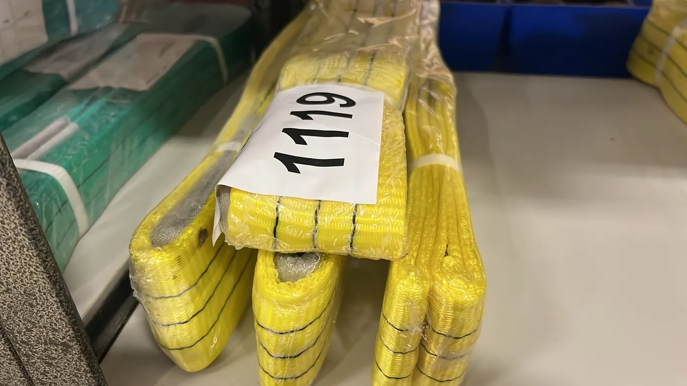 4 - NEW/UNUSED 3"X2ML FLAT WEB SLINGS - SOLD PER SLING