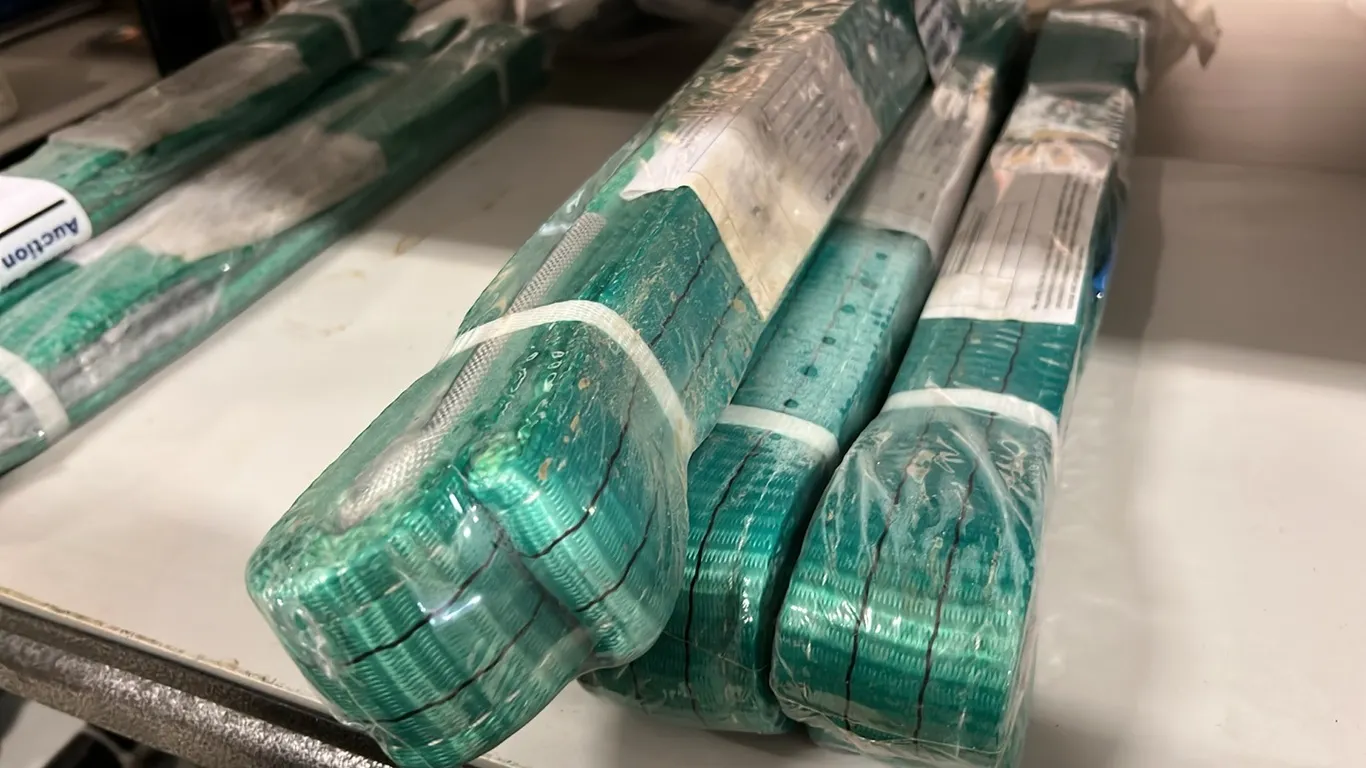 4 - NEW/UNUSED 2"X4ML FLAT WEB SLINGS - SOLD PER SLING