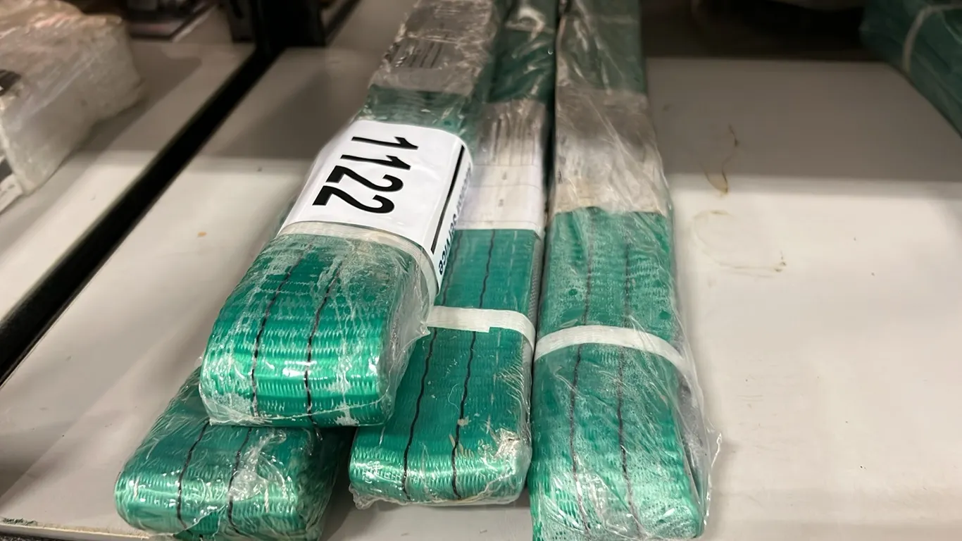 4 - NEW/UNUSED 2"X2ML FLAT WEB SLINGS - SOLD PER SLING