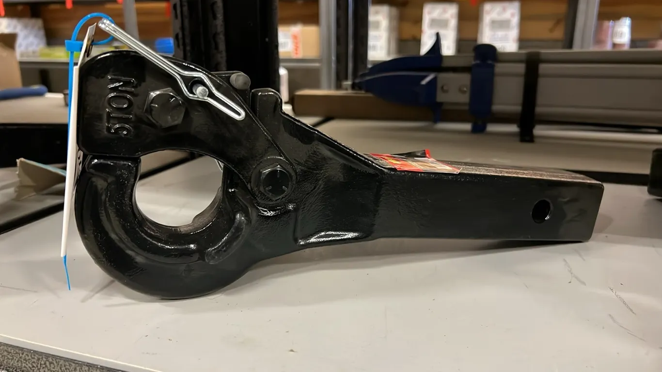 NEW/UNUSED PINTLE HITCH ON 2" RECEIVER