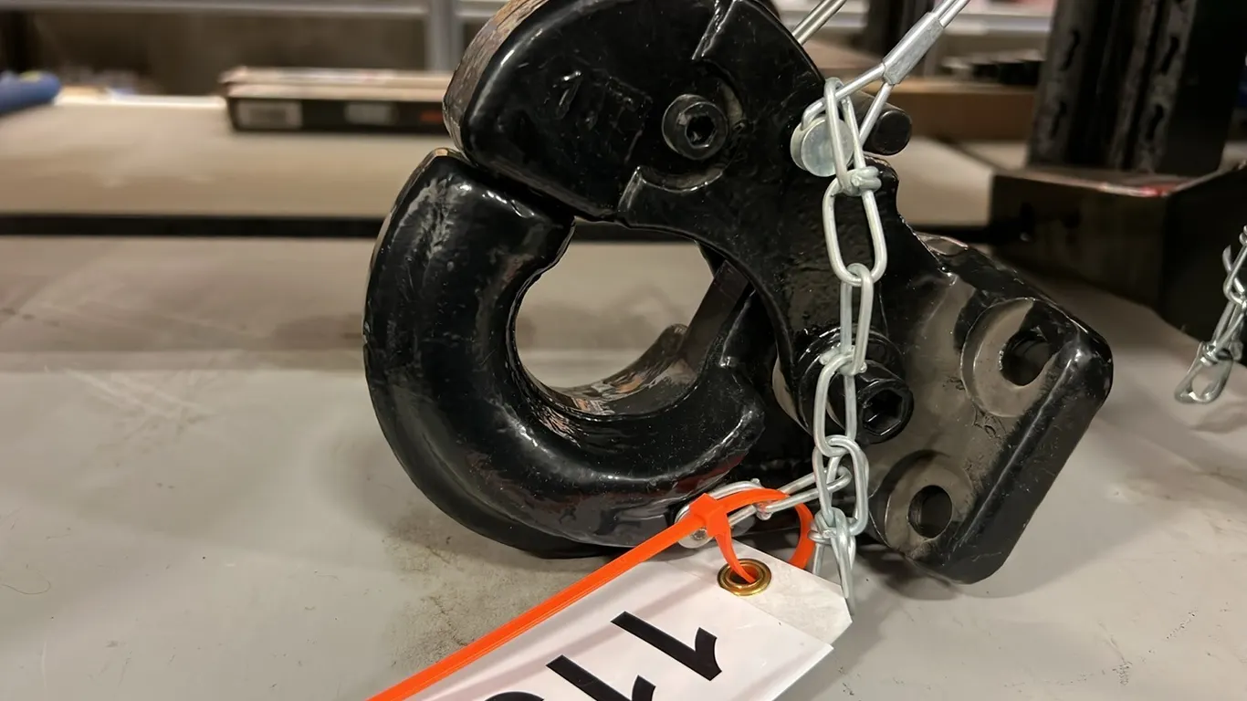 NEW/UNUSED PINTLE HITCH ON 2" RECEIVER